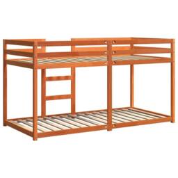 Berkfield Home Bunk Bed without Mattress Wax Brown 80x200 cm Solid Wood Pine - thumbnail 6