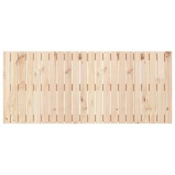 Berkfield Home Wall Headboard 140x3x60 cm Solid Wood Pine in Brown - Size: 140 x 3 x 60 cm - thumbnail 4