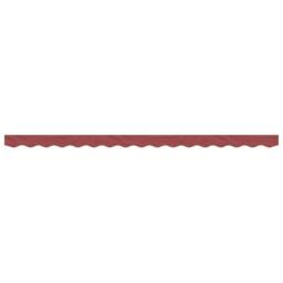 Berkfield Home Replacement Fabric for Awning Valance Burgundy Stripe 4 m in Red - thumbnail 3