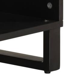 Berkfield Home TV Cabinet 100x34x46 cm Solid Wood Acacia in Brown - Size: 100 x 34 x 46 cm - thumbnail 9