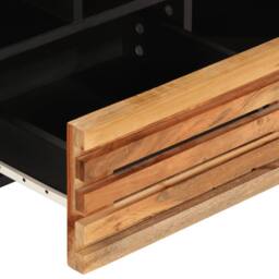 Berkfield Home TV Cabinet 100x34x46 cm Solid Wood Acacia in Brown - Size: 100 x 34 x 46 cm - thumbnail 8