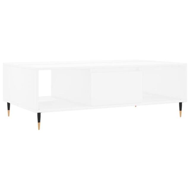 Berkfield Home Coffee Table White 104x60x35 cm Engineered Wood - Size: 104 x 60 x 35 cm - image 1