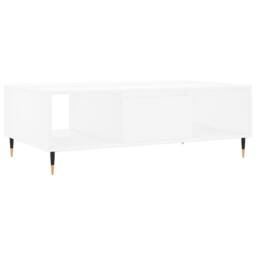 Berkfield Home Coffee Table White 104x60x35 cm Engineered Wood - Size: 104 x 60 x 35 cm - thumbnail 1