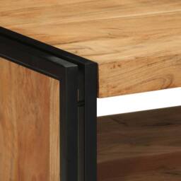 Berkfield Home Durable Coffee Table 70x50x38 cm Solid Wood Acacia in Brown - Size: 70 x 50 x 38 cm - thumbnail 6