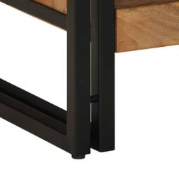 Berkfield Home Durable Coffee Table 70x50x38 cm Solid Wood Acacia in Brown - Size: 70 x 50 x 38 cm - thumbnail 8