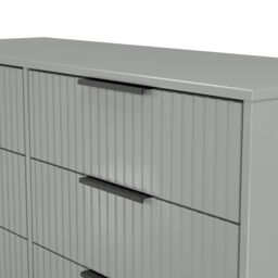 Ready Assembled 2 U Menai 6 Drawer Midi Chest (Ready Assembled) in Dark Grey - Size: Large - thumbnail 5