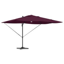 Berkfield Home Modern Cantilever Umbrella - Bordeaux Red Bordeaux red Metal and in Burgundy - thumbnail 1