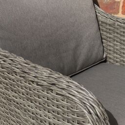 Royalcraft Paris 2 Seater Bistro Carver Set in Grey - thumbnail 5