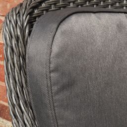 Royalcraft Paris 2 Seater Bistro Carver Set in Grey - thumbnail 6