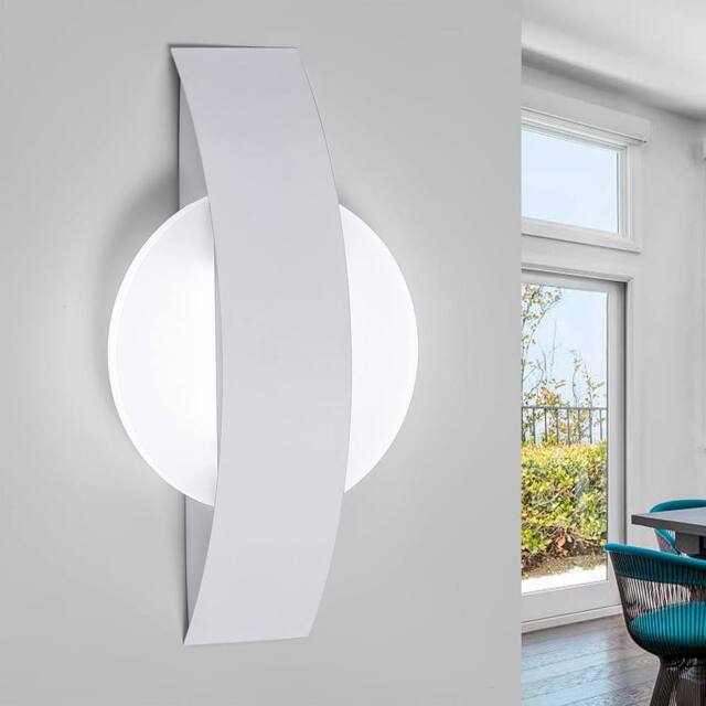 Goeco Modern LED Interior Wall Light 12W Acrylic Aisle White LED Light 6500K - image 1