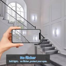 Goeco Modern LED Interior Wall Light 12W Acrylic Aisle White LED Light 6500K - thumbnail 6