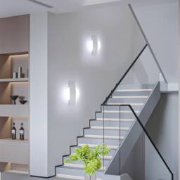 Goeco Modern LED Interior Wall Light 12W Acrylic Aisle White LED Light 6500K - thumbnail 3