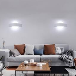 Goeco Modern LED Interior Wall Light 12W Acrylic Aisle White LED Light 6500K - thumbnail 4