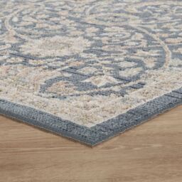Desire Rugs Maia Washable Floral Traditional Area Rug Non-Slip Living Room Hallway in Navy - Size: 160 cm x 240 cm - thumbnail 3