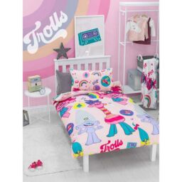 DreamWorks Concert Duvet Cover Set in Pink - Size: Single - thumbnail 3