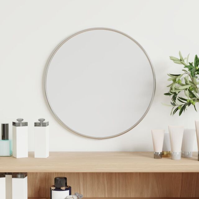 Berkfield Home Wall Mirror Silver √ò 30 cm Round - image 1