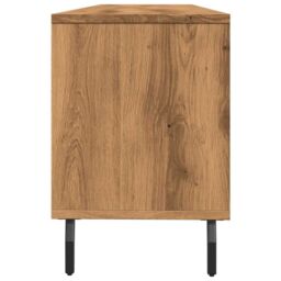 Berkfield Home TV Cabinet Artisan Oak 150x30x44.5 cm Engineered Wood in Brown - thumbnail 6