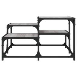 Berkfield Home Coffee Table Grey Sonoma 68x68x40 cm Engineered Wood - Size: 68 x 68 x 40 cm - thumbnail 4
