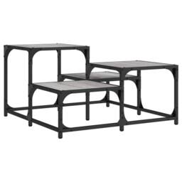 Berkfield Home Coffee Table Grey Sonoma 68x68x40 cm Engineered Wood - Size: 68 x 68 x 40 cm - thumbnail 6