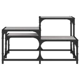 Berkfield Home Coffee Table Grey Sonoma 68x68x40 cm Engineered Wood - Size: 68 x 68 x 40 cm - thumbnail 5
