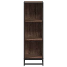 Berkfield Home Modern Book Cabinet Brown Oak 33.5x33x107.5 cm Engineered Wood - thumbnail 4