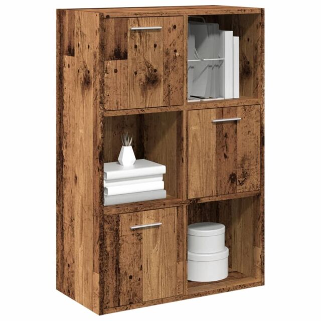 Berkfield Home Bookshelf Old Wood 60.5x30x90 cm Engineered Wood in Brown - image 1