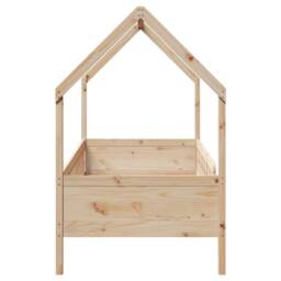 Berkfield Home Kids' House Bed Frame without Mattress 80x200 cm Pine in Brown - thumbnail 5