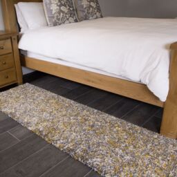 Kukoon Soft Shaggy Rugs Deep Pile Fluffy Yellow Bedroom Carpet Mat - Size: 60 cm x 110 cm - thumbnail 6