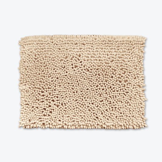 Allure Bath Fashions Jumbo Bobble Bath Mat - Non Slip, Luxury Deep Pile Bath Rug in Beige - image 1