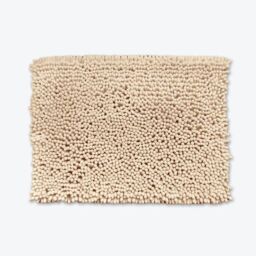 Allure Bath Fashions Jumbo Bobble Bath Mat - Non Slip, Luxury Deep Pile Bath Rug in Beige