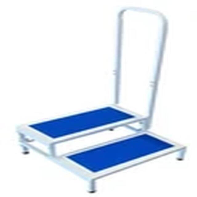 EONLION Blue Double Step Stool with Handrail Heavy Duty Non-Slip Safety - image 1