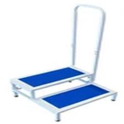 EONLION Blue Double Step Stool with Handrail Heavy Duty Non-Slip Safety - thumbnail 1