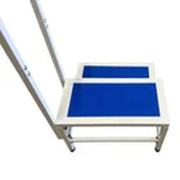 EONLION Blue Double Step Stool with Handrail Heavy Duty Non-Slip Safety - thumbnail 3