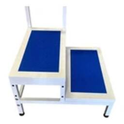 EONLION Blue Double Step Stool with Handrail Heavy Duty Non-Slip Safety - thumbnail 4