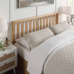 Flintshire Furniture Ltd Alyn End Lift Ottoman Bed Frame in Light Oak - Size: Double - thumbnail 3