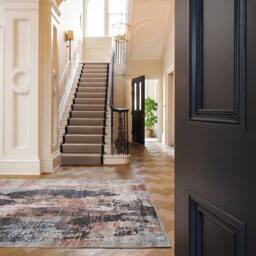 Kukoon Blue Grey Multi Colour Abstract Machine Washable Soft Area Rug - Size: 120 cm x 170 cm - thumbnail 5