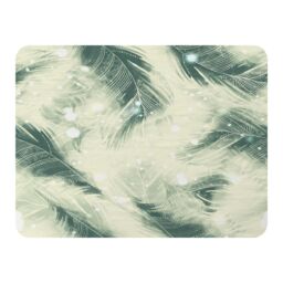 Benjamin Tate Design Feathers Fantastic Birds With Decorative Ornaments Blanket in Natural - Size: 120 cm x 150 cm - thumbnail 1