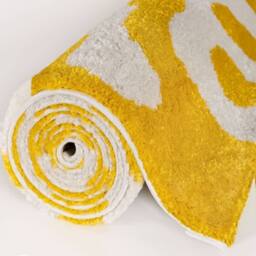 THE RUGS Joli Abstract Pattern Soft & Dense Pile Living Room & Bedroom Rug in Yellow - Size: 200 cm x 290 cm - thumbnail 7