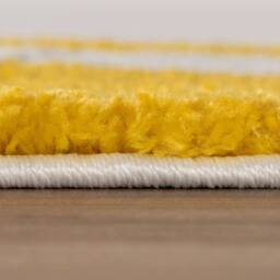 THE RUGS Joli Abstract Pattern Soft & Dense Pile Living Room & Bedroom Rug in Yellow - Size: 200 cm x 290 cm - thumbnail 3
