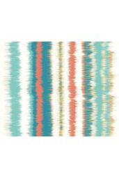 Origin Murals Linear Stripe Matt Smooth Paste the Wall Mural in Teal - Size: W300 cm x H240 cm - thumbnail 2