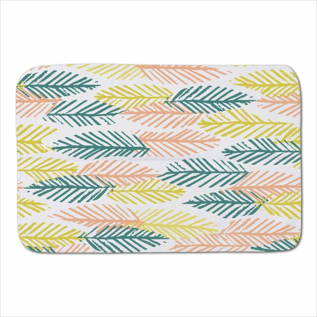 Warren Reed - Designer Scandinavian Style Foliage Sherpa Blanket in Green - Size: Large - image 1