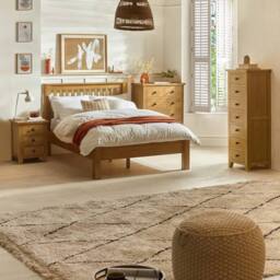 Cheshire Premium Kingsley 3 Door Wardrobe in Waxed Oak in Light Oak - thumbnail 9