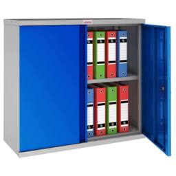 Phoenix Safe Company Stationery Cupboard in Blue with Electronic Lock, SC1010GBE - Size: 100 cm - thumbnail 2