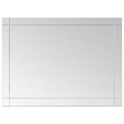 Berkfield Home Wall Mirror 60x40 cm Glass in Silver - thumbnail 2