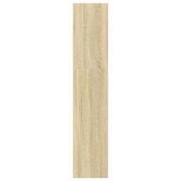 Berkfield Home Bookcase Sonoma Oak 40x30x152 cm Engineered Wood in Brown - Size: 40 x 30 x 152 cm - thumbnail 5