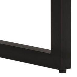 Berkfield Home Console Table 110x35x76 cm Solid Rough Wood Mango in Brown - Size: 110 x 35 x 76 cm - thumbnail 5