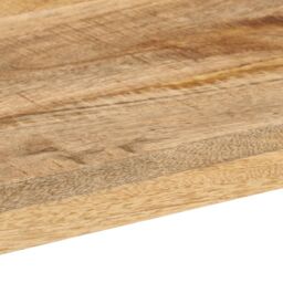 Berkfield Home Console Table 110x35x76 cm Solid Rough Wood Mango in Brown - Size: 110 x 35 x 76 cm - thumbnail 6
