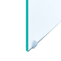Wyld and Coco Aurelia Tempered Glass Coffee Table 100 x 50 cm Transparent Minimalist in Clear - thumbnail 6