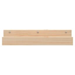 Berkfield Home Wall Shelves 2 pcs 50x12x9 cm Solid Wood Pine in Brown - Size: 50 x 12 x 9 cm - thumbnail 4