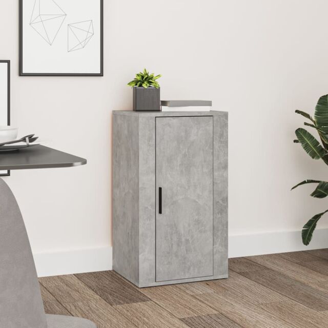Berkfield Home Sideboard Concrete Grey 40x33x70 cm Engineered Wood - Size: 40 x 33 x 70 cm - image 1